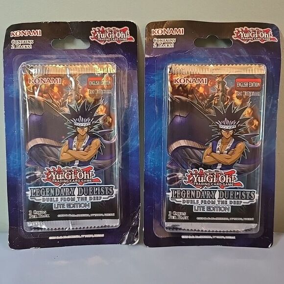 Yu-Gi-Oh Lot of (2)Legendary Duelists Duels From The Deep, Power Of The Elements - Picture 1 of 4